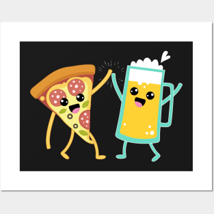 Pizza And Beer Posters and Art